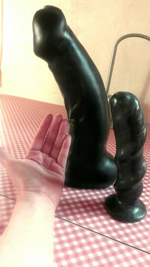 Extreme black dong toy dildo